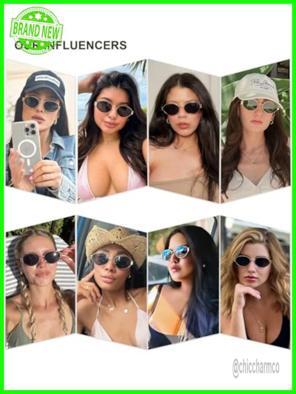 Retro Oval Sunglasses for Women Classic 90s Style UV400 Protection Lightweight